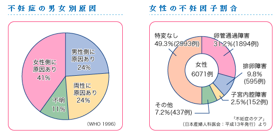 不妊症の原因 三重県津市 西山産婦人科不妊治療センター[一般不妊治療・体外受精・顕微授精]